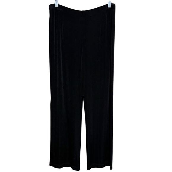 Chico's Travelers Pants Women's 2 Short Large Black Pull On Straight Leg - Picture 1 of 7